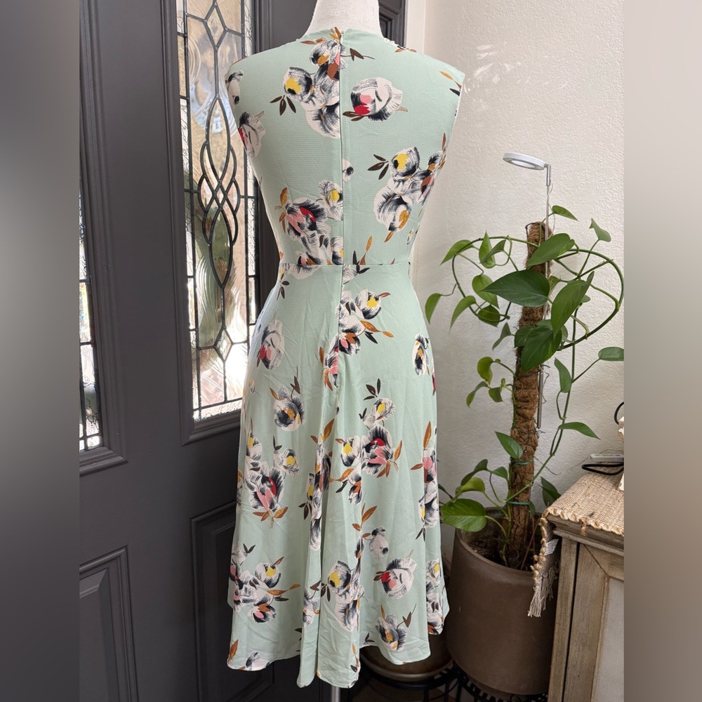 Lauren Ralph Lauren Black Label Floral Bubble Crepe Dress | Size 4 - Picture 6 of 11